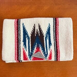 Vintage 1930s 1940s Chimayo White Clutch purse